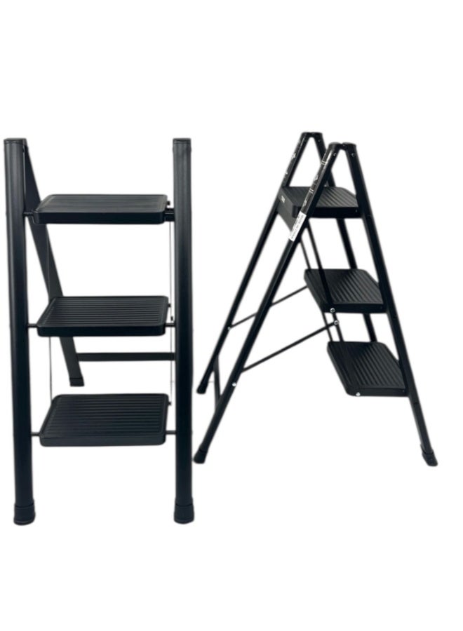 Foldable Step Ladder with Sleek & Strong Design High Stability For Safe Everyday Use - Image 1